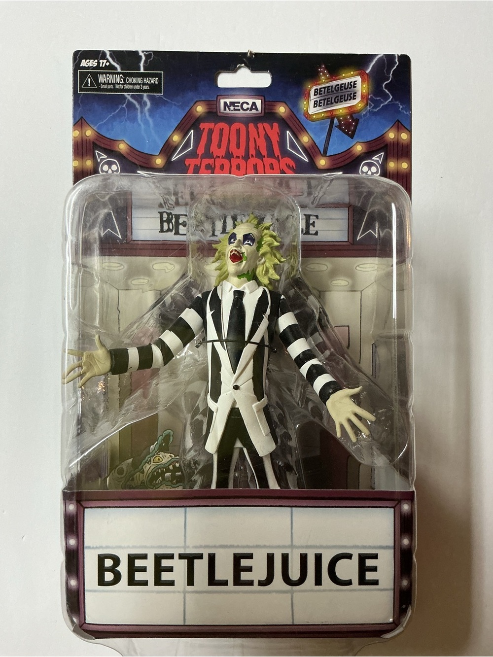 NECA Horror Toony Terrors Series 4 Beetlejuice Action Figure